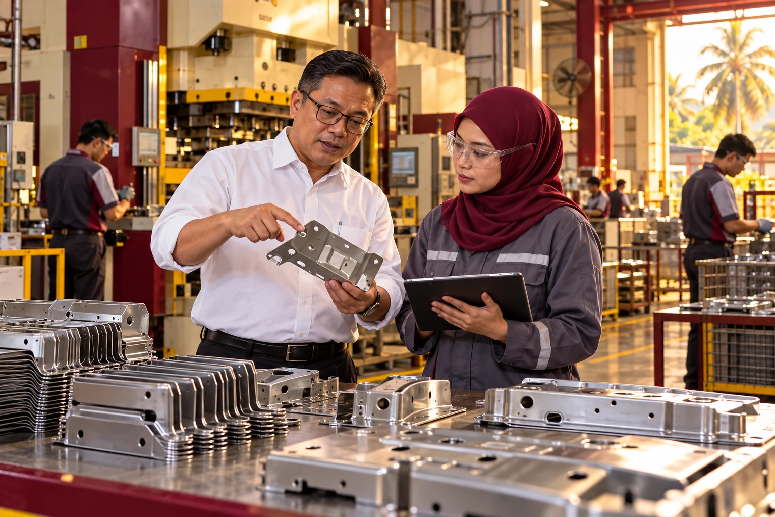 Editorial illustration of manufacturer in a Malaysian automotive context