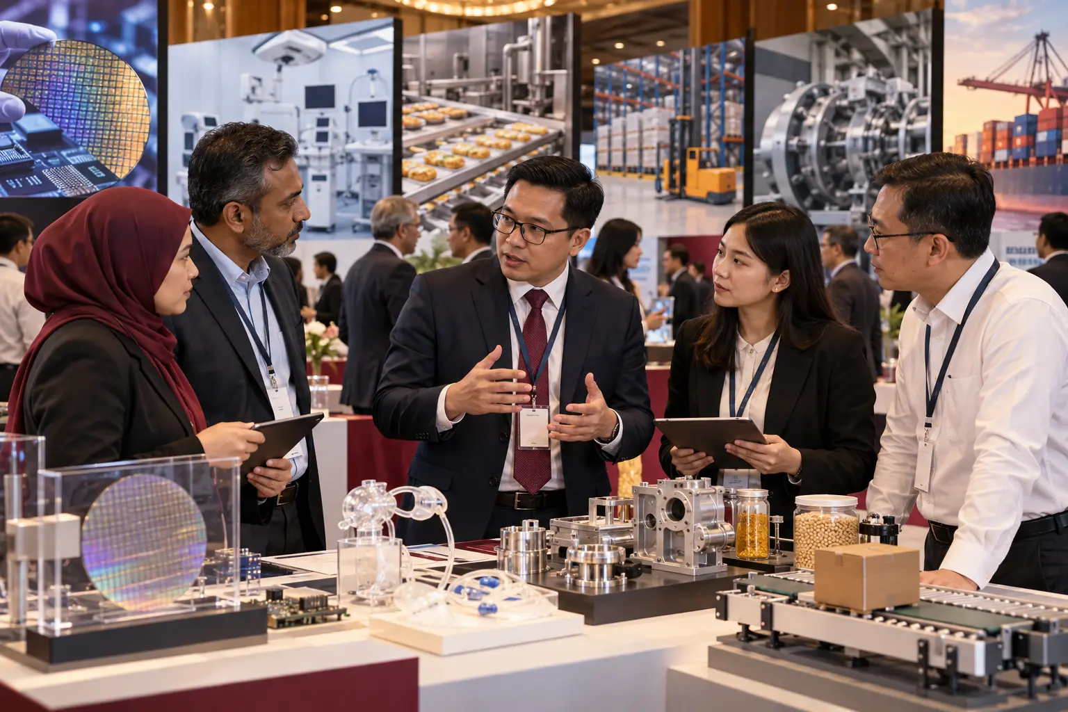 Industry representatives discussing Malaysian manufacturing and supply-chain sectors at a working forum