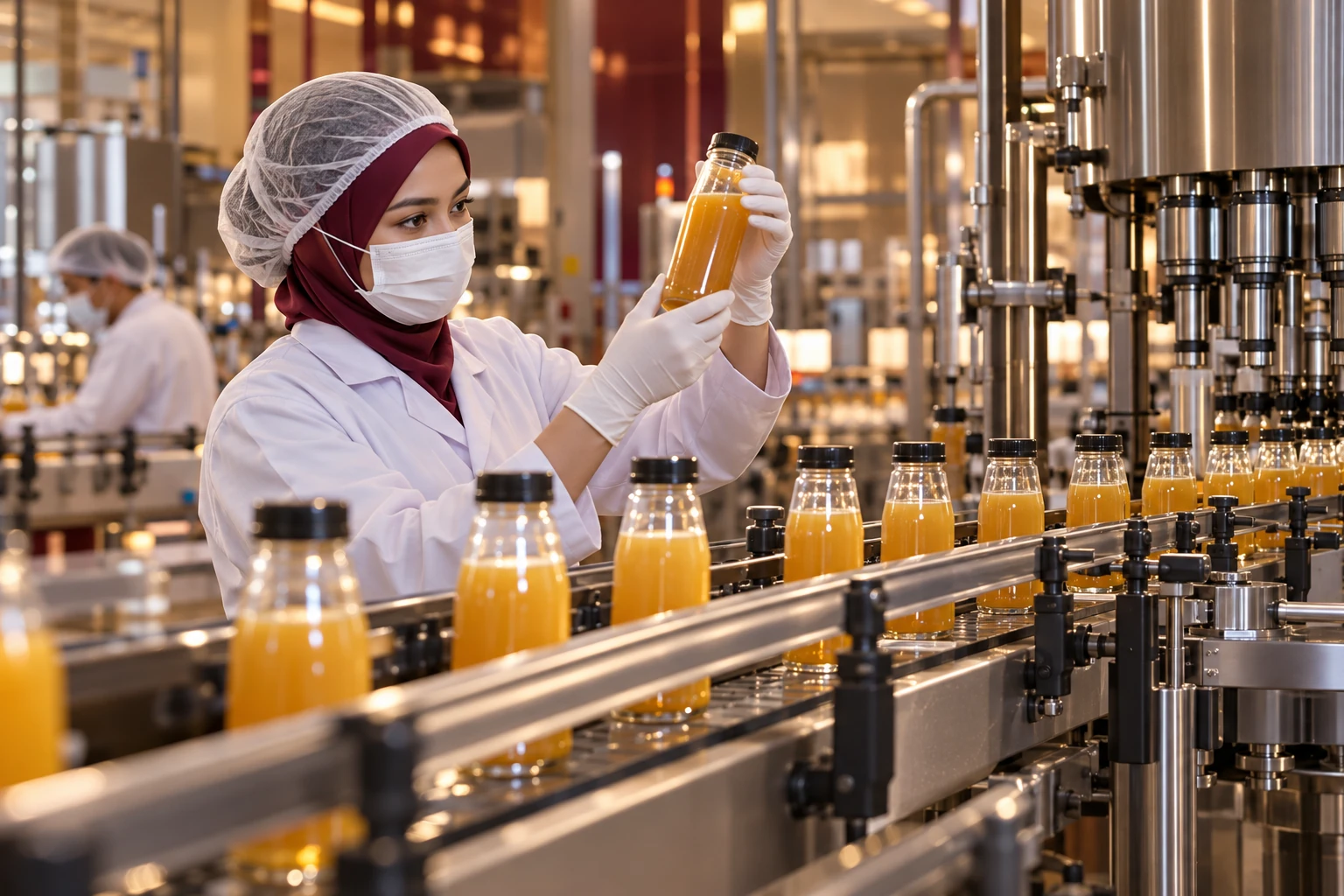 Editorial illustration of halal beverages